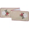 C & F Home C&f Home Seaside Greeting Table Runner 14" X 72" In Neutral