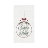 C & F Home C&f Home Season To Be Jolly Ornament Towel In White