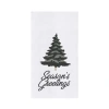 C & F Home C&f Home Seasons Greetings Towel In White