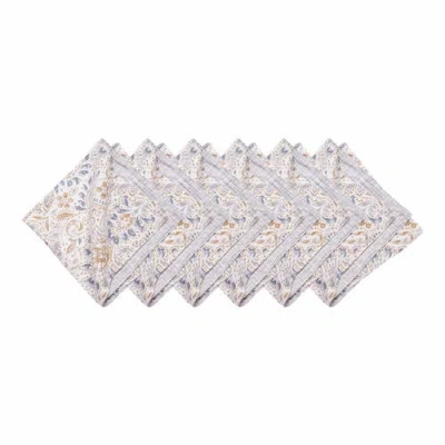 C & F Home C&f Home Selma Cotton Napkin Set Of 6 In Neutral