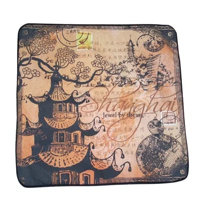 C & F Home Shanghai High Definition Pillow In Black;brown