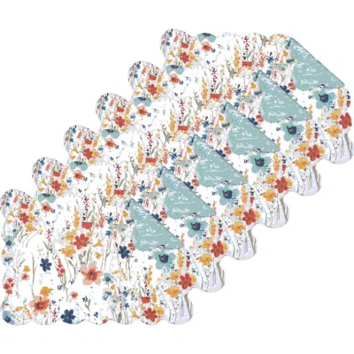 C & F Home C&f Home Sheila Wildflower Placemats Set Of 6 All Seasons Floral Flowers Watercolor, 13" X 19" In Multi