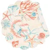 C & F Home C&f Home Shelly Shores Round Placemat, Set Of 6, 17" Decor In Multi