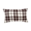 C & F Home C&f Home Sheridan Woven Plaid Pillow In Brown