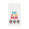 C & F Home C&f Home Skull Trio Flour Sack Cotton Halloween Dishtowel In White