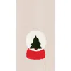 C & F Home C&f Home Snow Globe Tree French Knot Flour Sack Kitchen Towel In Neutral