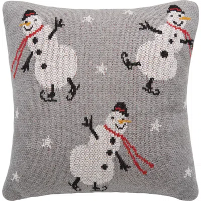 C & F Home C&f Home Snowman Christmas Throw Pillow, 12" X 12" In Gray