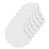C & F Home C&f Home Solid Round Placemat Set Of 6 In White