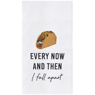 C & F Home C&f Home Taco "every Now And Then I Fall Apart" Funny Humorous 100% Cotton Flour Sack Kitchen Dishto In Multi