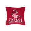 C & F Home C&f Home Tis The Season Christmas Throw Pillow, 10" X 10" In Red