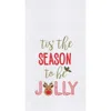 C & F Home C&f Home "tis The Season To Be Jolly" Sentiment With Red Nose Reindeer  Cotton Flour Sack Kitchen Di In Multi
