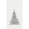 C & F Home C&f Home Traditional Christmas Tree Towel In Gray