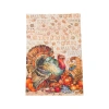 C & F Home C&f Home Traditional Turkey Printed Flour Sack Kitchen Towel Dishtowel In Brown