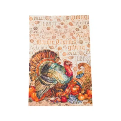 C & F Home C&f Home Traditional Turkey Printed Flour Sack Kitchen Towel Dishtowel In Multi