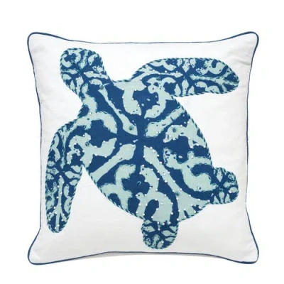 C & F Home C&f Home Turtle Accent Pillow Decor In Blue