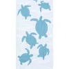 C & F Home C&f Home Turtle Wave Kitchen And Bathroom Graphic Print Hand Towel In Blue
