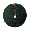C & F Home C&f Home Velvet Splendor Tree Skirt In Green