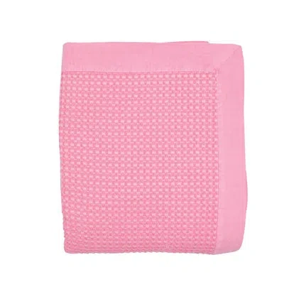 C & F Home Waffle Blanket Coral Vintage Dyed Throw Blanket In Pink