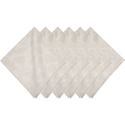C & F Home C&f Home Warm Harvest Leaves Napkins Set Of 6 In Neutral