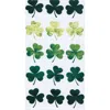 C & F Home C&f Home Watercolor Clover St. Patrick's Kitchen And Bathroom Graphic Print Hand Towel In Green