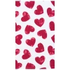 C & F Home C&f Home Watercolor Heart St. Valentines Kitchen And Bathroom Graphic Print Hand Towel In Multi