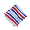 C & F Home C&f Home Watercolor Patriotic Stripe 4th Of July Cotton Napkin Set Of 6 In Multi