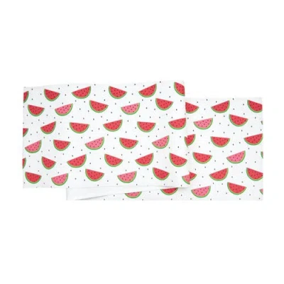 C & F Home C&f Home Watermelon Whimsy Table Runner 14" X 72" In Multi