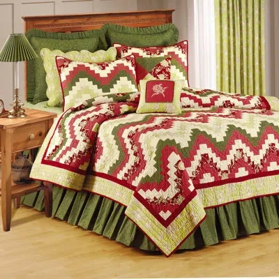 C & F Home Wavy Spice Cotton Reversible Quilt