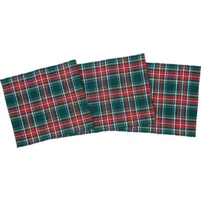 C & F Home C&f Home Weston Plaid Red And Green Table Runner 13" X 72"