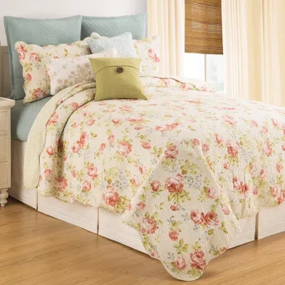 C & F Home Whitney Pink Cotton Reversible Quilt