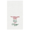 C & F Home C&f Home Wine Is So Delightful Waffle Weave Cotton Kitchen Towel In White