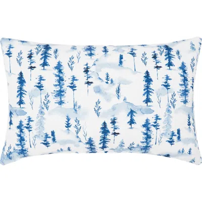 C & F Home C&f Home Winter Forest Christmas Indoor/outdoor Accent Pillow, 13" X 20" In Blue