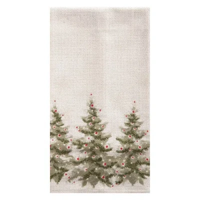 C & F Home C&f Home Winter Trees Christmas Holiday Flour Sack Kitchen Dishtowel In Multi