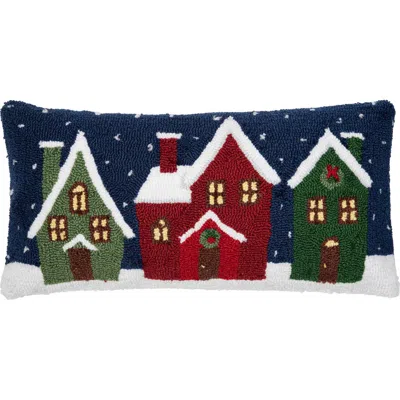 C & F Home C&f Home Winter Village Hooked Pillow In Multi