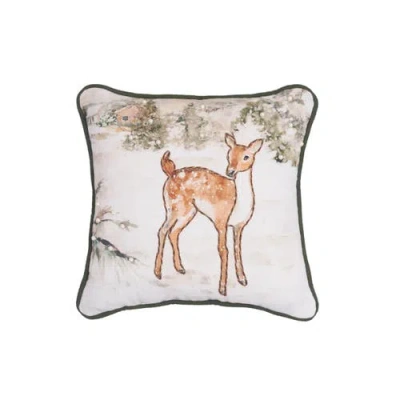 C & F Home C&f Home Woodland Animals Throw Pillow In Multi