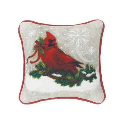 C & F Home Woodland Cardinal Petite Printed Throw Pillow