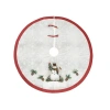 C & F Home C&f Home Woodland Treeskirt In White