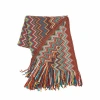 C & F Home C&f Home Zig Zag Accent Throw Blankets In Red