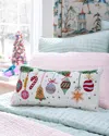 C & F Ornaments Velvet Pillow, 12" X 14" In Multi