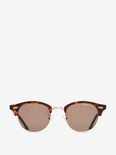 C.&g. Kingsman Kingsman Round Sunglasses In Brown