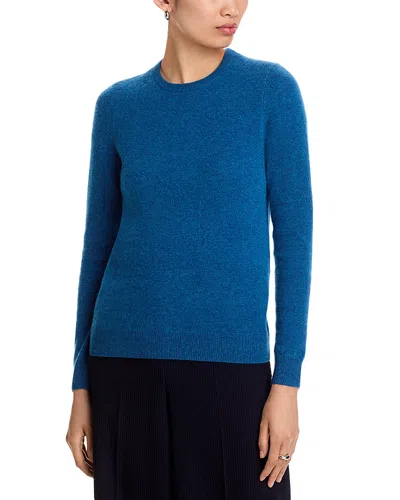 C By Bloomingdale's 100% Cashmere Crewneck Sweater - Exclusive In Blue