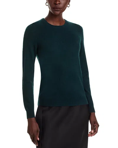 C By Bloomingdale's 100% Cashmere Crewneck Sweater - Exclusive In Green