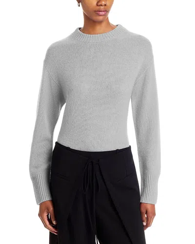 C By Bloomingdale's Cashmere 100% Cashmere Boxy Crewneck Sweater - Exclusive In Gray
