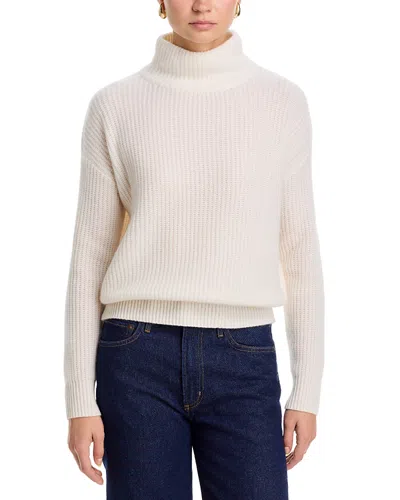 C By Bloomingdale's Cashmere 100% Cashmere Mock Neck Sweater - Exclusive In White