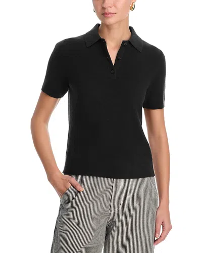 C By Bloomingdale's Cashmere 100% Cashmere Polo Sweater - Exclusive In White