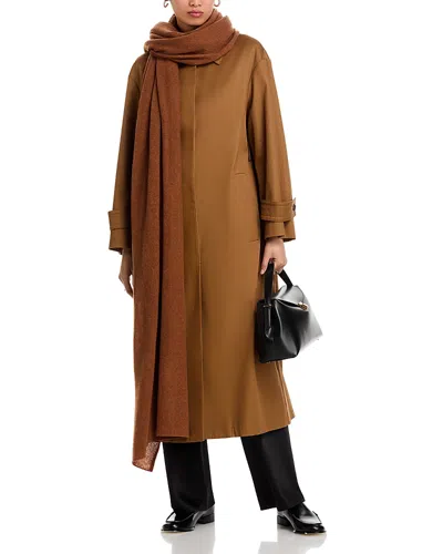 C By Bloomingdale's Cashmere 100% Cashmere Travel Wrap - Exclusive In Brown