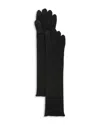 C By Bloomingdale's Cashmere Angelina Knit Tech Gloves - Exclusive In Black