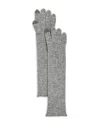 C By Bloomingdale's Cashmere Angelina Knit Tech Gloves - Exclusive In Gray