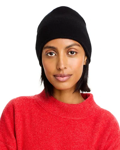 C By Bloomingdale's Cashmere Angelina Rolled Edge Slouch Hat - Exclusive In Black