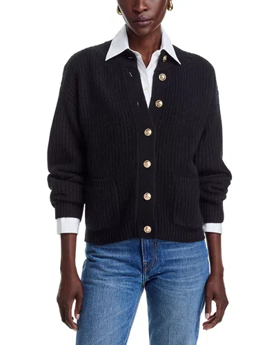 C By Bloomingdale's Cashmere Balloon Sleeve Mockneck Cashmere Cardigan - Exclusive In Black